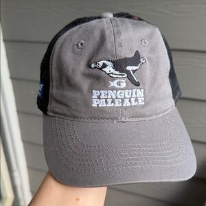 Georgia Aquarium Penguin Pale Ale Hat - Gray with Black Mesh